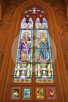 ST. Paul and ST. Peter Stained glass