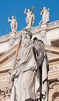 St. Paul statue in Vatican