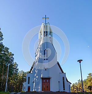 St. Pauliaus Apostol catholic Church in Visaginas Lithuania photo