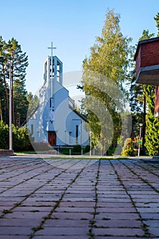 St. Pauliaus Apostol catholic Church in Visaginas Lithuania photo
