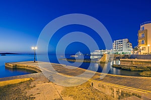 St Pauls Bay at night