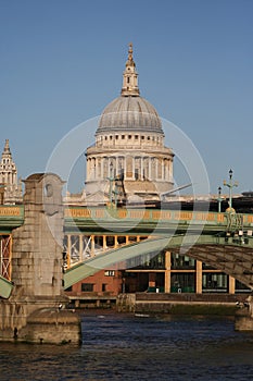 St Pauls cathedral and bridge