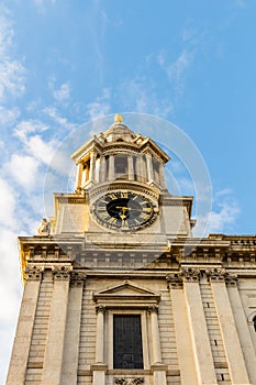 St Pauls Cathedral clock and clock tower.London, England