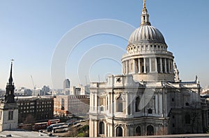 St Pauls Cathedral from rooftop