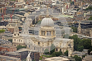St Pauls Cathedral from The Shard