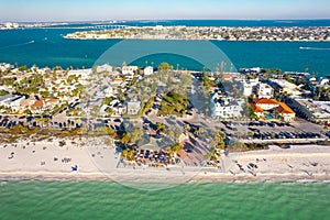 St. Pete Beach Florida and Pass-a-Grille Beach park in US St. Petersburg FL. Florida Beaches.