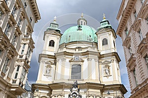 St Peter Church, Peterskirche in Vienna, Austria