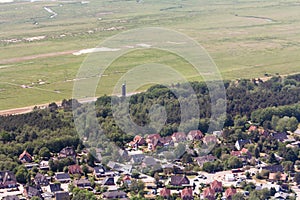 St. Peter-Ording, Aerial Photo of the Schleswig-Holstein Wadden Sea National Park