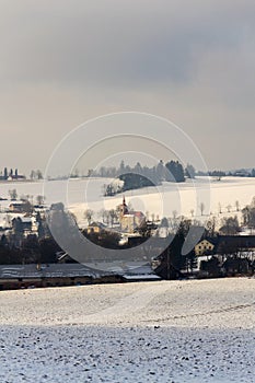 St. Peter and Paul Church in Ceske Petrovice, Czech Republic