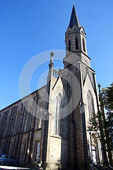 St. Peter and Paul church in Muenchberg town in Upper Franconia region of Bavaria, Germany