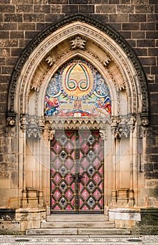 St Peter and Paul gothic portal, Prague