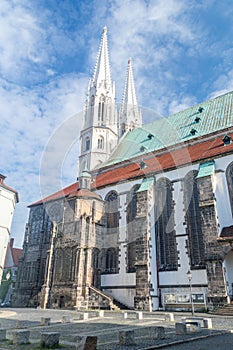 St. Peter and Pauls church in the old town of Gorlitz, Germany