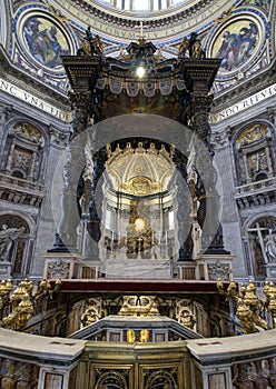 St. Peter's Baldachin, Vatican, Rome