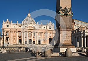 St. Peter`s Square in Vatican