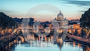 St Peter`s basilica in Rome