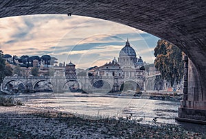 St Peter`s basilica in Rome