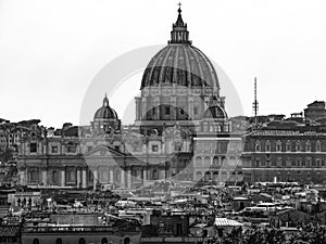 St. Peter`s Basilica in Rome