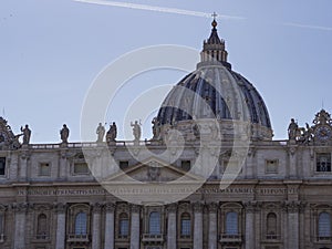St. Peter`s Basilica in Rome