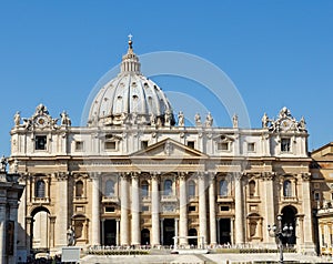 St Peter's Basilica in Rome, Italy