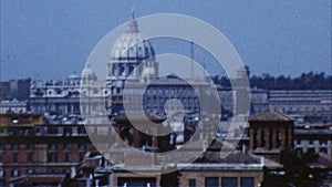 St. Peter's Basilica, Rome, Italy (Archival 1960s)