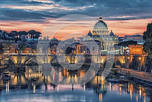 St Peter`s basilica in Rome