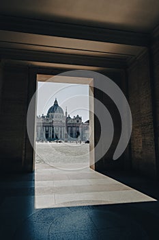 St Peter`s Basilica in the Vatican City