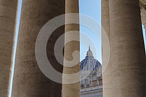 St Peter`s Basilica in the Vatican City