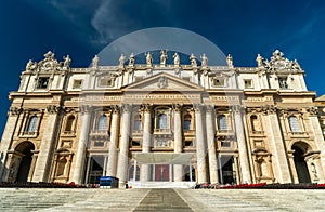 St Peter`s Basilica in Vatican, Rome, Italy