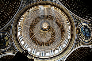 St. Peter Central Dome, Vatican, Rome