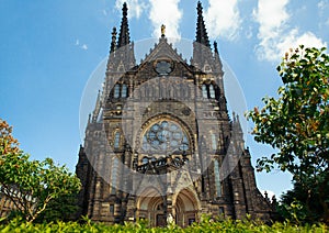St. Peter`s Church is an Evangelical Lutheran parish church Cathedral Alte Peterskirche Leipzig Saxony Germany Europe