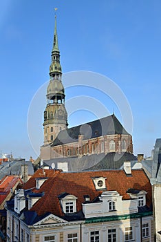St. Peter's Church is a Lutheran church in Riga