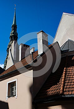 St. Peter`s Church in Riga, Latvia