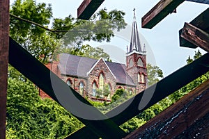 St Peter`s Roman Catholic Church in Harpers Ferry National Park.West Virginia.USA