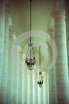 St Peter square Bernini's colonnade