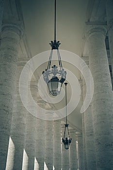 St Peter square Bernini's colonnade
