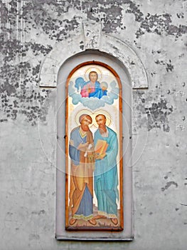 St.Peter & St.Paul cathedral fresco photo