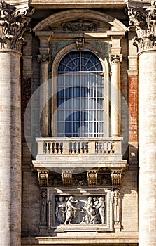 St. Peter (Vatican City, Rome - Italy) window and balcony