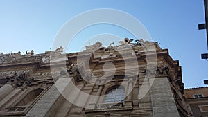 St Peters Basilica, Vatican, Rome - front faÃ§ade