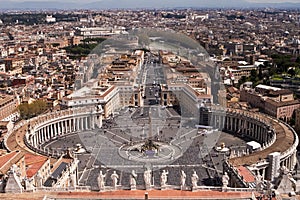 St. Peters Square, Rome.