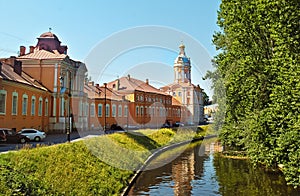 St. Petersburg Canal and Church