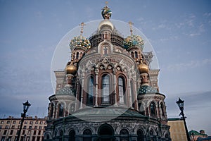 St. Petersburg - Church of the Saviour on Spilled Blood, Russia - august, 2021