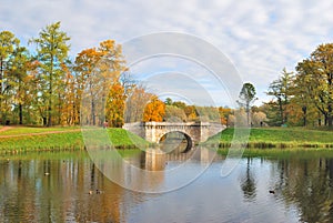 St. Petersburg, Gatchina in autumn