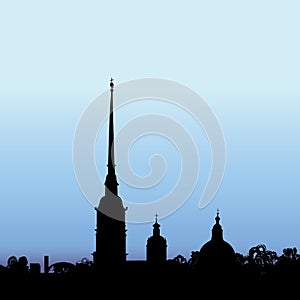 St. Petersburg landmark, Russia. Russian city cityscape