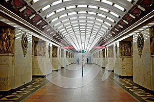 St petersburg metro station