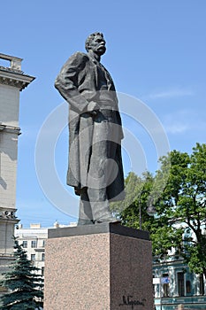 St. Petersburg. Monument to the writer Maxim Gorky