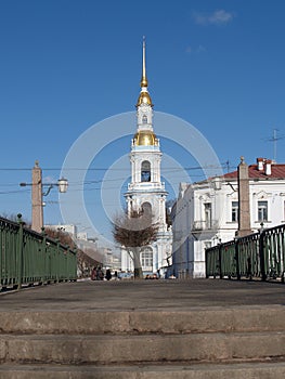 St. Petersburg. Nikolsky's belltower of a sea cathedral