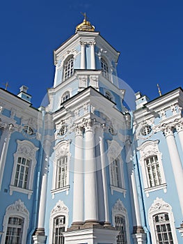 St. Petersburg. Nikolsky's fragment of a sea cathedral