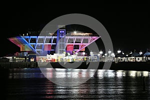 The St. Petersburg Pier at Christmas