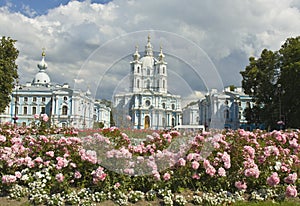 St. Petersburg, Resurrection cathedral of Smolniy monastery.