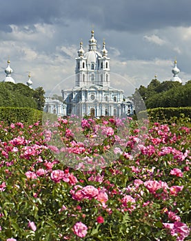 St. Petersburg, Reurrection cathedral of Smolniy monastery